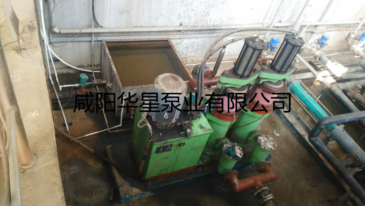 華型陶瓷柱塞泵尾礦使用現場